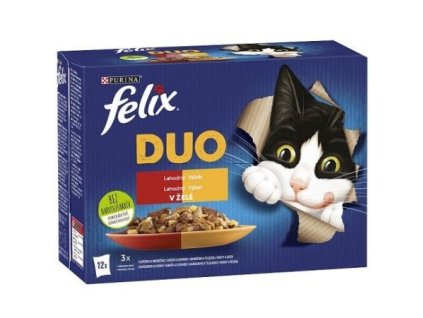 Purina Felix kapsička pre mačky 12x85g - Hovädzie,kurča,jahňacie,teľacie,morčacie