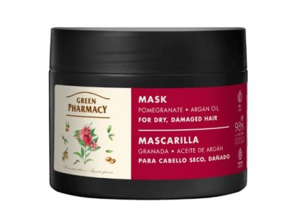 Green Pharmacy maska na suché a poškodené vlasy 300ml