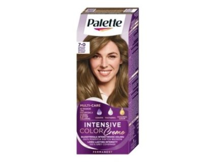 17251 palette intensive color creme farba na vlasy 50ml 7 0 n6 stredne plava