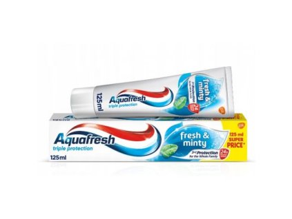17374 aquafresh zubna pasta 125ml fresh minty