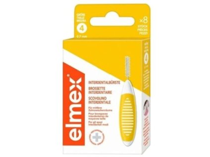 17425 elmex c 4 0 7mm medzizubne kefky 8ks zlte