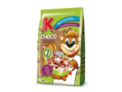 KUBÍK Choco Cookies cereálie do mlieka 500 g