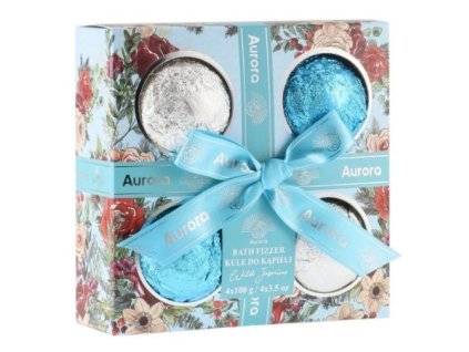 Aurora Wild Jasmin set šumivých gúľ do kúpeľa 4x100g