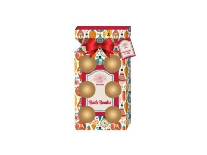 Aurora Christmas set šumivých gúľ do kúpeľa 6x50g