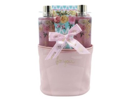 Aurora Peony&Cherry Amber /ružová taška/dámsky darčekový set 4ks