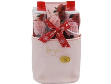Aurora Rose Bouquet /ružová taška/dámsky darčekový set 4ks