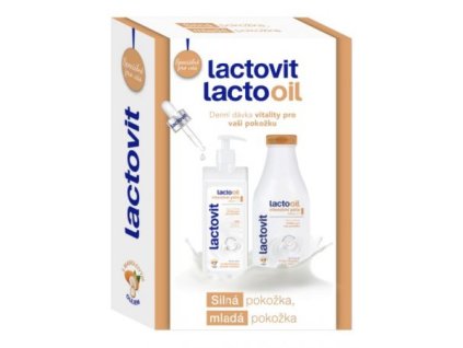 Lactovit Lactooil dámsky darčekový set 2ks