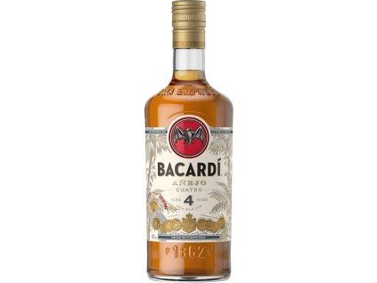 Bacardi Añejo Cuatro 4 ročný 40% 0,7l