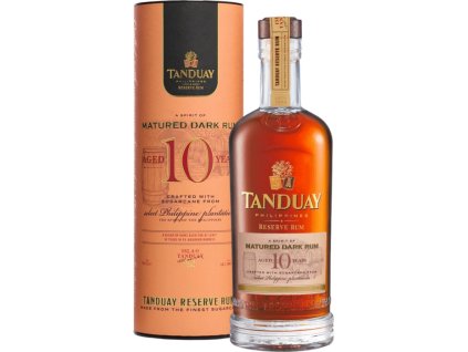 Tanduay Matured Dark Rum 10 ročný 40% 0,7l