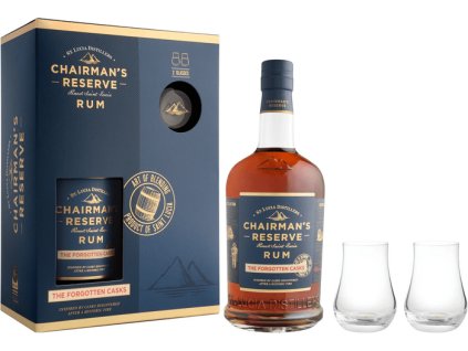 Chairman's Reserve Forgotten Casks + 2 poháre 40% 0,7l