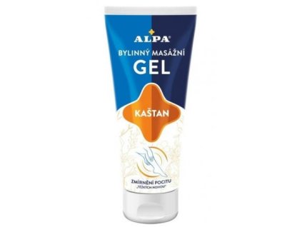 Alpa bylinný masážny gél gaštan 100ml