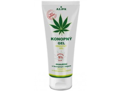 Alpa konopný masážny gél 100ml