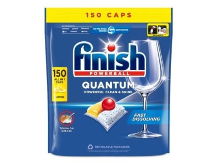 Finish Quantum All in 1 Lemon tablety do umývačky 150ks