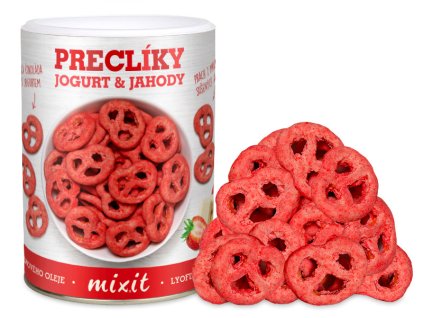 Mixit praclíky - Jogurtová čokoláda s jahodami - 250g