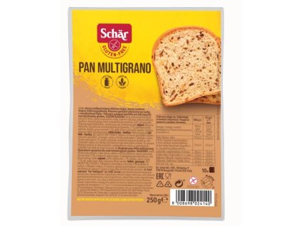 Schär PAN MULTIGRANO bezlepkový viaczrnný chlieb 250 g