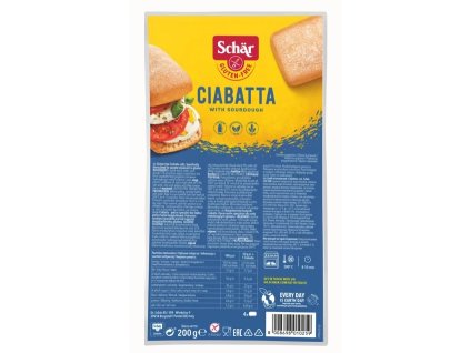Schär CIABATTA Bezlepkové pečivo 4x50 g