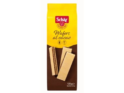 Schär Wafers al Cacao – kakaové oblátky (125 g)