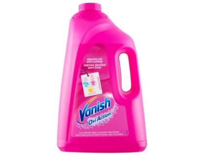Vanish Oxi Action Pink tekutý odstraňovač škvŕn 4L