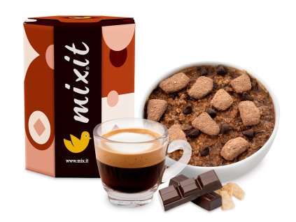 Minutová ovesná kaše tiramisu