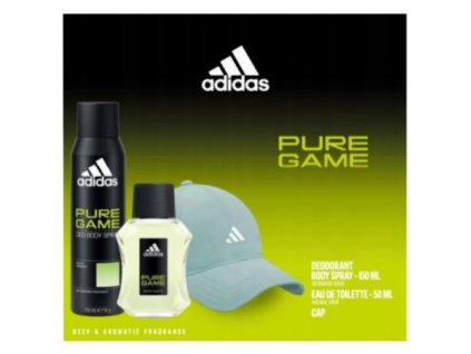 Adidas Pure Game pánsky darčekový set 3ks