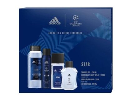 Adidas Champions League Star pánsky darčekový set 3ks
