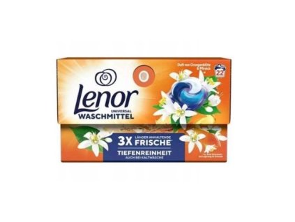 Lenor Universal Orangeblute&Pfirsich gélové tablety na pranie 22ks
