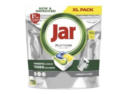 Jar Platinum All in One Lemon kapsule do umývačky riadu 90ks