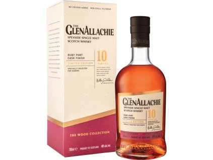GlenAllachie 10 ročná Ruby Port Cask Finish 48% 0,7l