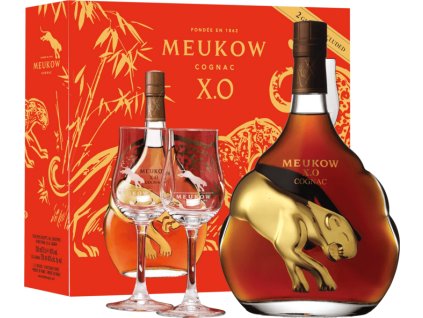 Meukow XO + 2 poháre 40% 0,7l