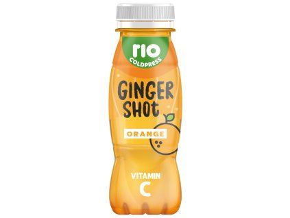 Rio Cold Press Ginger shot pomaranč 180ml