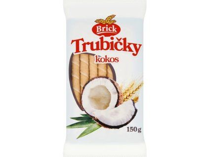 Brick Trubičky kokos 150g
