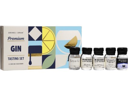 Drinks by the Dram Premium Gin Tasting Set 43,3% 0,15l