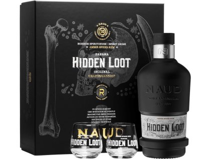 Naud Hidden Loot s 2 pohármi 40% 0,7l
