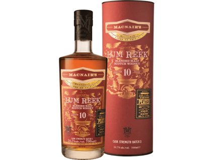 MacNair’s Lum Reek 10 ročná Cask Strength Batch 3 58,7% 0,7l