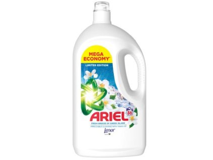 Ariel Greek Island prací gél 3,87l na 86 praní