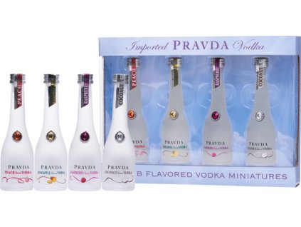 Pravda Vodka Mini Set 4 x 0,05l 37,5% 0,2l