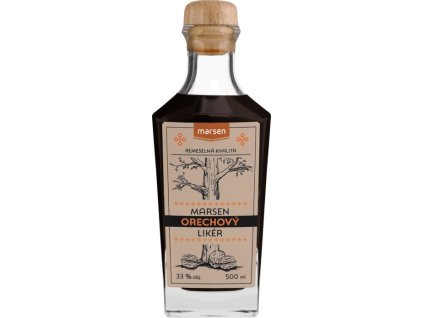 Marsen Orechový likér 33% 0,5l