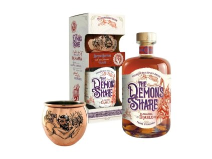 The Demon’s Share El Oro Del Diablo, COPPER GLASS SET 40% 0,7l