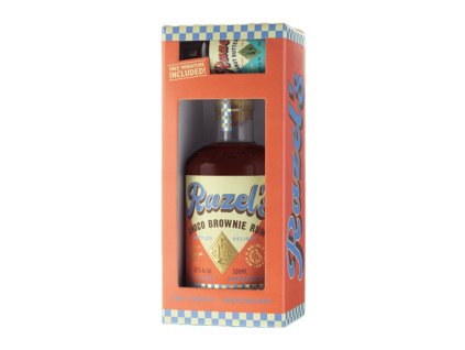Razel’s Choco Brownie Rum Special Pack, GIFT 38,1% 0,55l