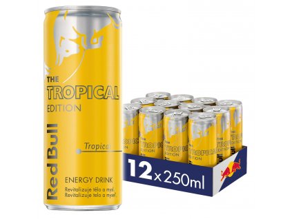 Red Bull Tropical edition energetický nápoj 12x250 ml (vrátane zálohy)