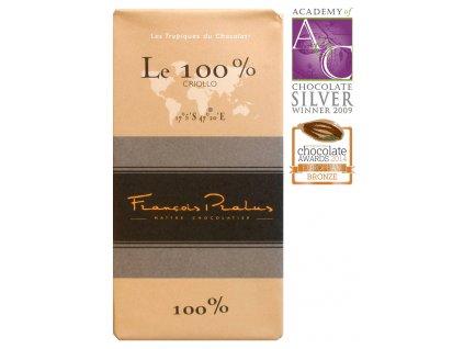 Čokoláda Francois Pralus Madagascar 100%, 100g