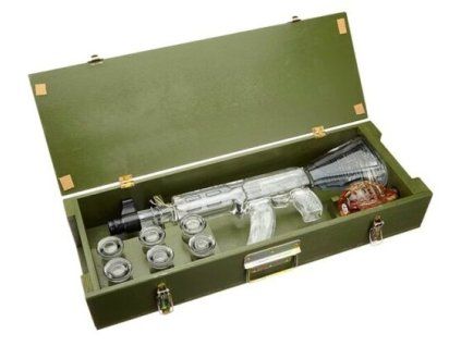 Red Army Samopal + Granát + 6 pohárikov (set) 40% 1,2l