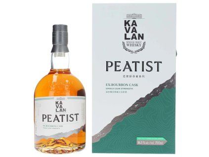 Kavalan Peatist Ex-Bourbon Cask 54,8% 0,7l