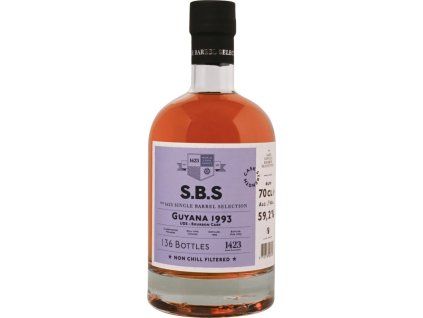 S.B.S Guyana 1993 UDS Bourbon Cask, GIFT 59,2% 0,7l
