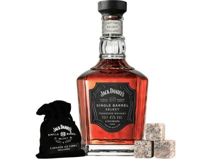 Jack Daniel's Single Barrel Select + Chladiace Kamene 45% 0,7l