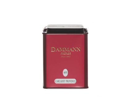 Dammann Fréres La Boite Carcadet Provence, N°405, 100 gr. 6390, ovocný čaj, sypaný, v plechovej dóze