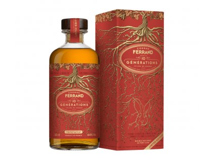 Ferrand Cognac 10 Générations Port Cask Limited Edition, 44%, 0,5l, GIFT