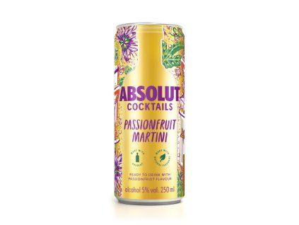 Absolut Passion Fruit Martini Cocktail 5% 250mlx6