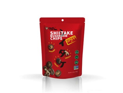 SHIITAKE - šitake huby s príchuťou chilli, čipsy 60g
