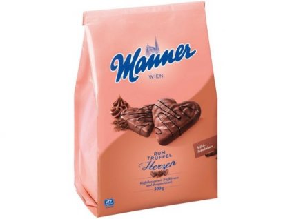 Manner Rumové Srdcia 300g